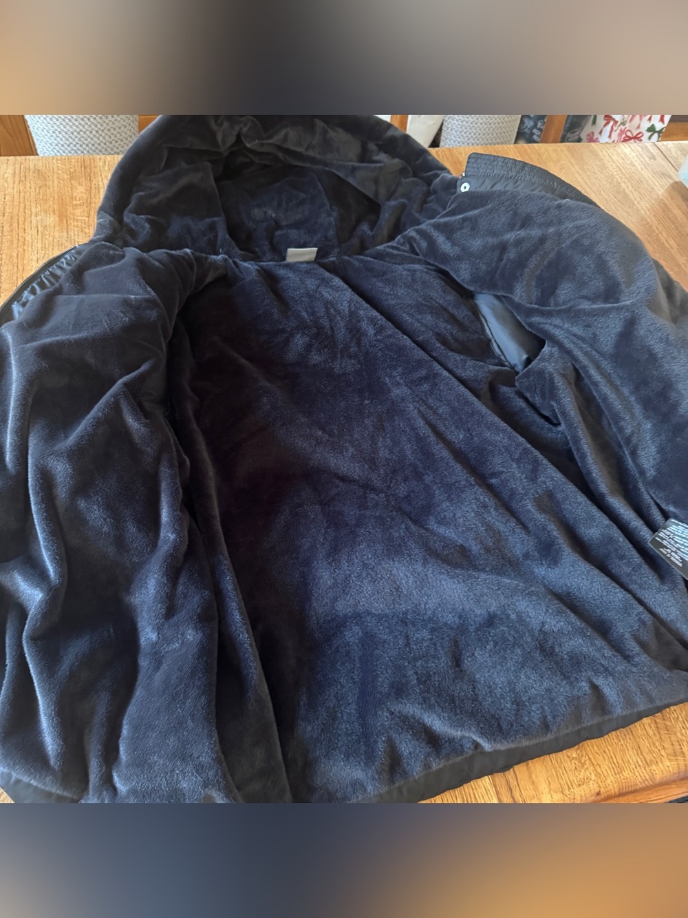 32 Degrees Heat Black Quilted Puffer Jacket Faux Fur Lined XXL - Picture 3 of 11
